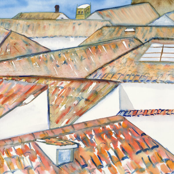 “Cuzco Rooftops” – A Patchwork of History and Light